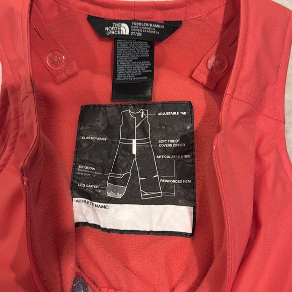 North Face Toddler Snow Bib - Picture 4 of 6